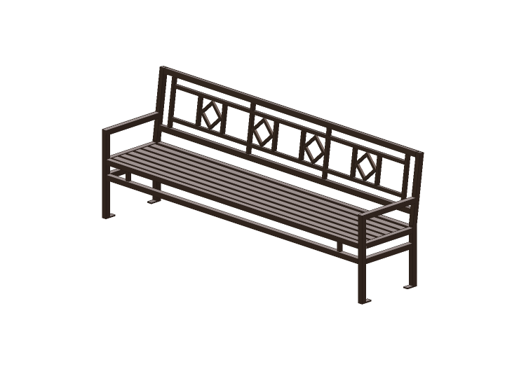 Bancs 3D - Banc en métal - Keystone Ridge Designs - AR28 -... Bancs 3D - Banc en métal - Keystone Ridge Designs - AR28 -...