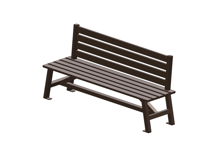 Bancos y Macetas 3D - Banco de metal - Keystone Ridge... Bancos y Macetas 3D - Banco de metal - Keystone Ridge...