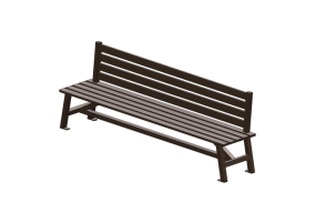 Bancs 3D - Banc en m&eacute;tal - Keystone Ridge Designs - BW28