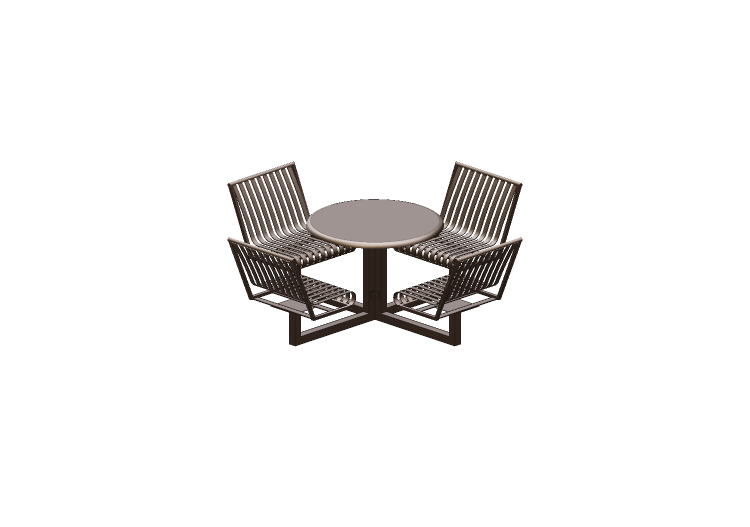 Bancos 3D - Conjunto mesa e cadeiras de metal - Keystone... Bancos 3D - Conjunto mesa e cadeiras de metal - Keystone...