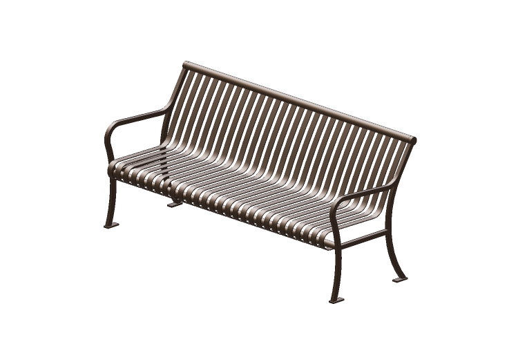 Panchine e Fioriere 3D - Panca in metallo - Keystone Ridge... Panchine e Fioriere 3D - Panca in metallo - Keystone Ridge...