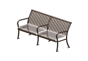 Panchine e Fioriere 3D - Panca in metallo - Keystone Ridge Designs - P26C