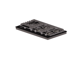 Electrodom&eacute;sticos 3D - Cocina de gas 5 quemadores - KitchenAid - KHGD5 86510