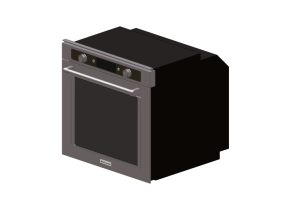 Elettrodomestici 3D - Forno a convezione da incasso - KitchenAid - KOLCP 60600