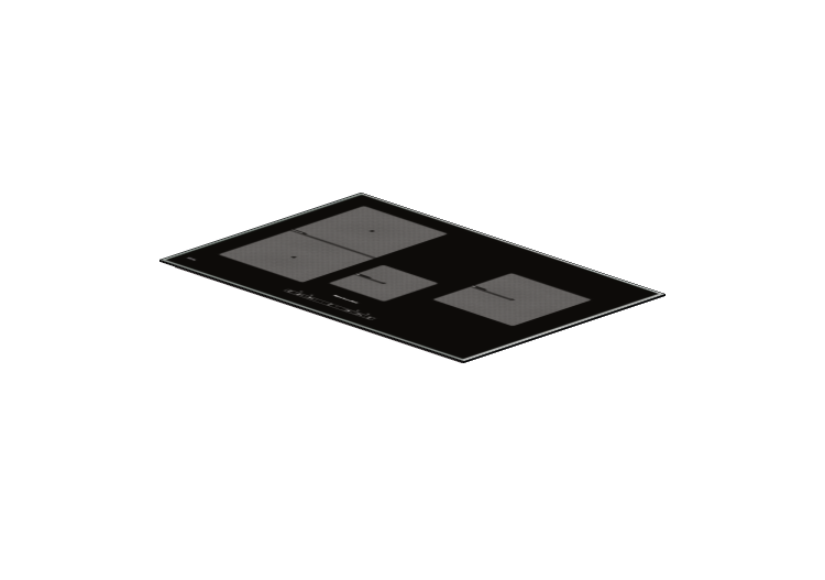 Electrodomésticos 3D - Placa de cocina a inducción 4 zonas... Electrodomésticos 3D - Placa de cocina a inducción 4 zonas...