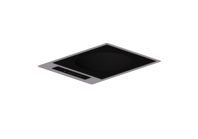 Eletrodom&eacute;sticos 3D - Fog&atilde;o de indu&ccedil;&atilde;o - KitchenAid - KHWD1 38510