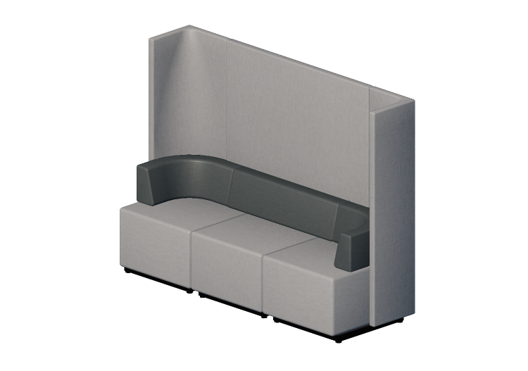 Divani 3D - Divano modulare da ufficio - Kokuyo - Bracket -... Divani 3D - Divano modulare da ufficio - Kokuyo - Bracket -...