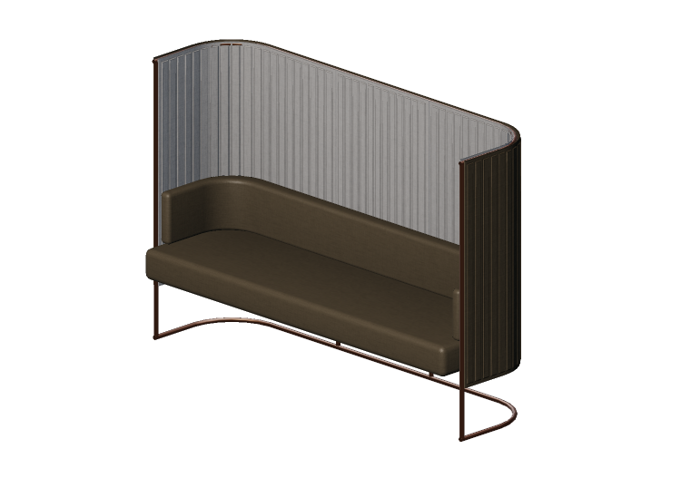 3D Sofa - Fabric Armchair - Kokuyo - Inframe- SN TS313BGNB5... 3D Sofa - Fabric Armchair - Kokuyo - Inframe- SN TS313BGNB5...