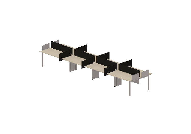 Escritorios 3D - Escritorio de madera - Kokuyo - Arch -... Escritorios 3D - Escritorio de madera - Kokuyo - Arch -...