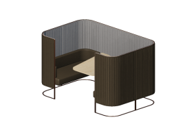 Escrivaninhas 3D - &Aacute;rea de confer&ecirc;ncias - Kokuyo - Inframe- SN TS413BMP2GNB5N