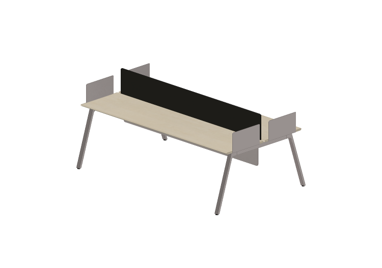 Escritorios 3D - Escritorio de madera - Kokuyo - Arch -... Escritorios 3D - Escritorio de madera - Kokuyo - Arch -...