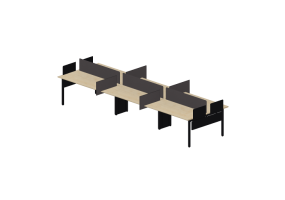 Escritorios 3D - Escritorio de madera - Kokuyo - Arch