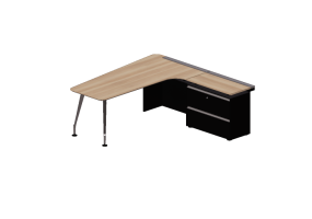 3D Desks - Wooden Desk - Kokuyo - Saibi Management - SD XMRDLPMF6MT4