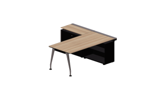 3D Desks - Wooden Desk - Kokuyo - Saibi Management - SD XMSAHPMF6MT4