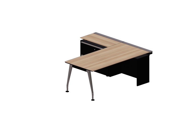 Escritorios 3D - Escritorio de madera - Kokuyo - Saibi... Escritorios 3D - Escritorio de madera - Kokuyo - Saibi...