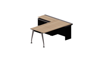 3D Desks - Wooden Desk - Kokuyo - Saibi Management - SD XMSDLPMF6MT4