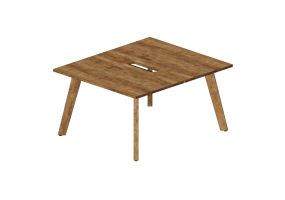 Bureaux 3D - Bureau en bois - Kokuyo - Solana - DSL KD1214MV