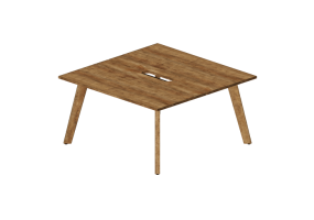 Scrivanie 3D - Scrivania in legno - Kokuyo - Solana - DSL KD1414MM PW1