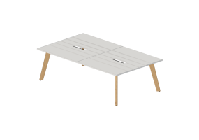 Bureaux 3D - Bureau en bois laqu&eacute; - Kokuyo - Solana - DSL KD2414MV