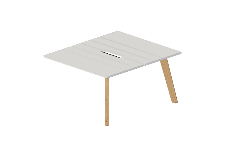 Scrivanie 3D - Scrivania modulare in legno laccato - Kokuyo... Scrivanie 3D - Scrivania modulare in legno laccato - Kokuyo...