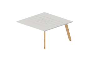 Bureaux 3D - Bureau modulable en bois laqu&eacute; - Kokuyo - Solana - DSL KE1414MW