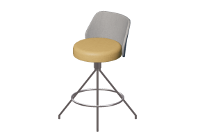 Cadeira 3D - Banqueta em tecido - Kokuyo - Coode - CK K3080SAAGN1SGNED