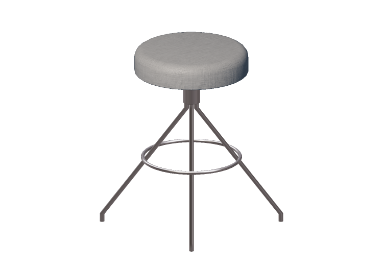 3D Chairs - Fabric Stool - Kokuyo - Coode - CK K3090SAAGNED... 3D Chairs - Fabric Stool - Kokuyo - Coode - CK K3090SAAGNED...