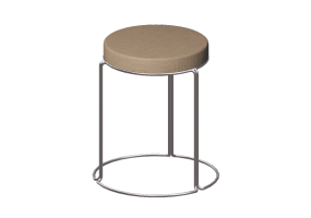 3D Chairs - Fabric stool - Kokuyo - CK 750 - CK 750E6GNB5