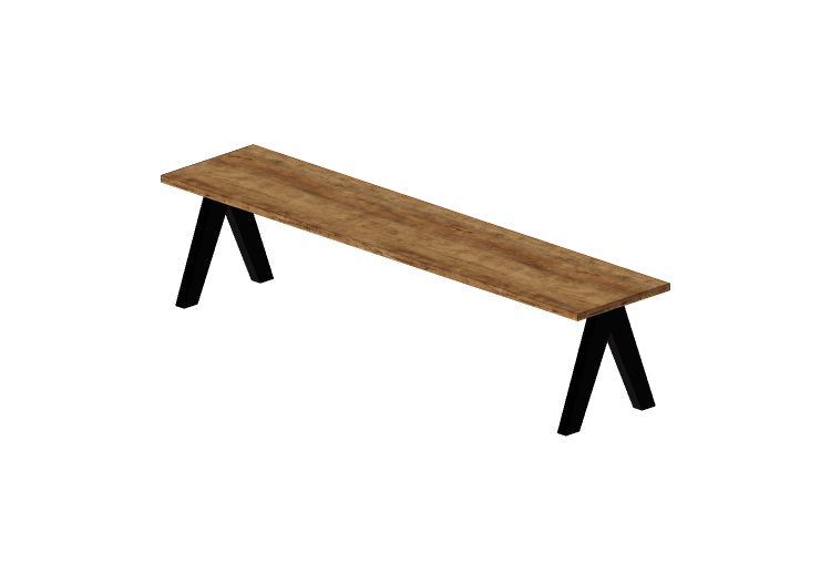 3D Chairs - Wooden Bench - Kokuyo - Ingreen - NIG B1804Z... 3D Chairs - Wooden Bench - Kokuyo - Ingreen - NIG B1804Z...