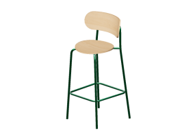 Sillas 3D - Silla de madera - Kokuyo - Hang Like - XY CHLBSAASW70N