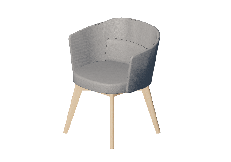 Fauteuil 3D - Fauteuil en tissu - Kokuyo - Coode - CK... Fauteuil 3D - Fauteuil en tissu - Kokuyo - Coode - CK...