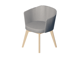Poltronas 3D - Poltrona em tecido - Kokuyo - Coode - CK K3010WGNED