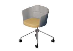 Poltronas 3D - Poltrona em tecido - Kokuyo - Coode - CK K3020SSAA VGN1SGNED