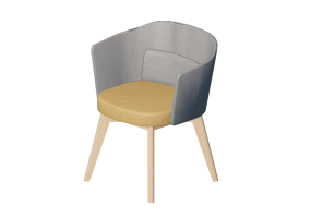 Poltronas 3D - Sillón de tela - Kokuyo - Coode - CK K3020WGN1SGNED