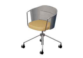 3D Arm Chairs - Fabric Armchair - Kokuyo - Coode - CK K3021SSAA VGN1SGNED