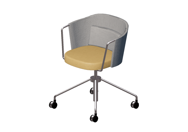 3D Arm Chairs - Fabric Armchair - Kokuyo - Coode - CK... 3D Arm Chairs - Fabric Armchair - Kokuyo - Coode - CK...