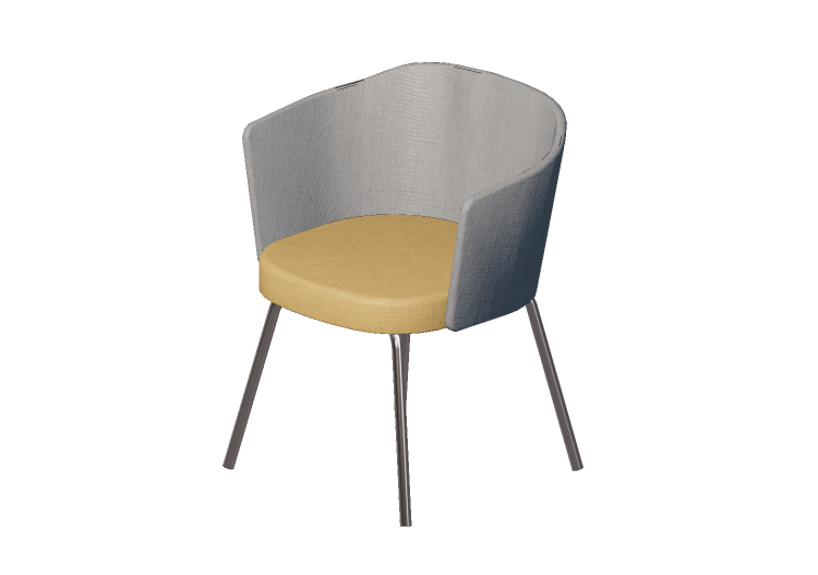 Poltronas 3D - Poltrona em tecido - Kokuyo - Coode - CK... Poltronas 3D - Poltrona em tecido - Kokuyo - Coode - CK...