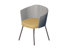 Poltronas 3D - Sillón de tela - Kokuyo - Coode - CK K3030FSAAGN1SGNED