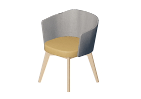 Poltrone 3D - Poltrona in tessuto - Kokuyo - Coode - CK K3030WGN1SGNED