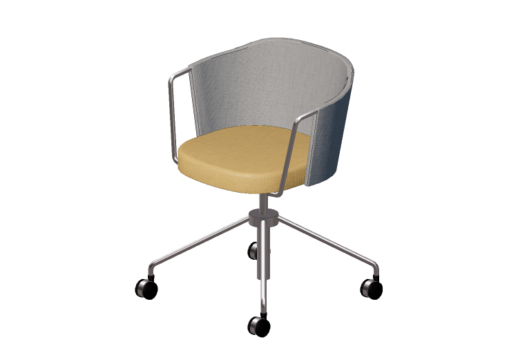 3D Arm Chairs - Fabric Armchair - Kokuyo - Coode - CK... 3D Arm Chairs - Fabric Armchair - Kokuyo - Coode - CK...