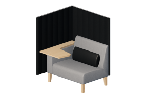 Poltronas 3D - Sill&oacute;n de tela - Kokuyo - Interval - CN C202WS1NC136NC128