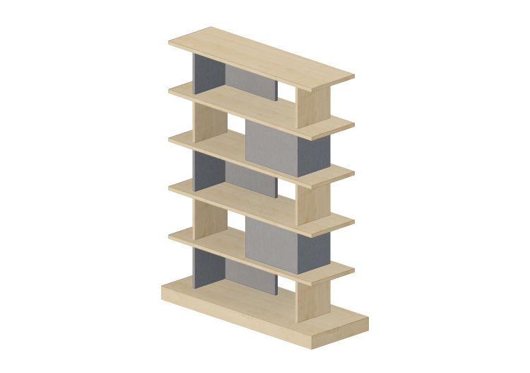 3D Bücherregal und Behälter - Anrichte aus Holz - Kokuyo -... 3D Bücherregal und Behälter - Anrichte aus Holz - Kokuyo -...