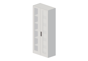 Librer&iacute;as y Contenedores 3D - Librer&iacute;a de madera lacada - Kokuyo - Edia - BWU S89SAW