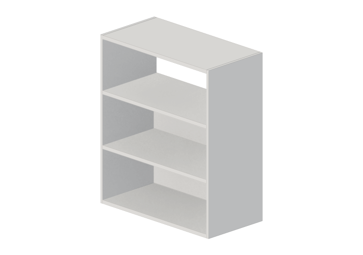 3D Bücherregal und Behälter - Bücherregal aus lackiertem... 3D Bücherregal und Behälter - Bücherregal aus lackiertem...
