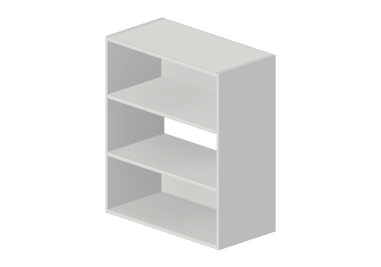 3D Bücherregal und Behälter - Bücherregal aus lackiertem... 3D Bücherregal und Behälter - Bücherregal aus lackiertem...