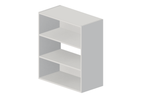 Bookshelves and Containers 3D - Lacquered wood bookcase - Kokuyo - Edia - BWU WKAC59F6HSNE1