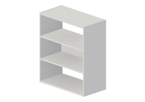 Librer&iacute;as y Contenedores 3D - Librer&iacute;a de madera lacada - Kokuyo - Edia - BWU WKB59F6HSNE1
