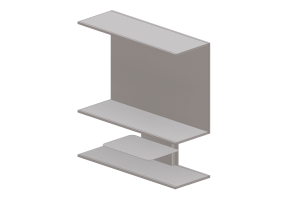 Bookshelves and Containers 3D - Metal Shelf - Kokuyo - Juke - SJK DSP3S