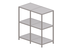 Biblioth&egrave;que 3D - Buffet en m&eacute;tal - Kokuyo - Juke - SJK FS22W