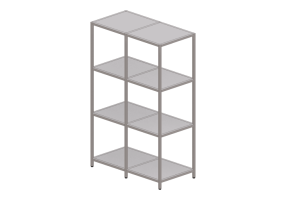 Librerie e Contenitori 3D - Credenza in metallo - Kokuyo - Juke - SJK FS32W
